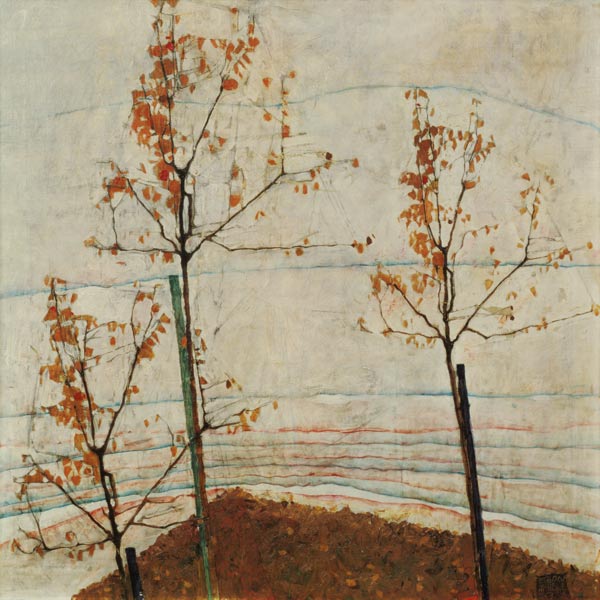 Alberi d'autunno a Egon Schiele