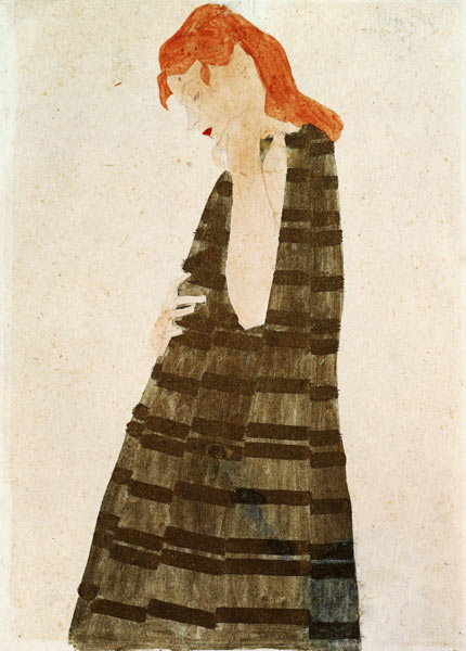 Woman in a Golden Cape a Egon Schiele