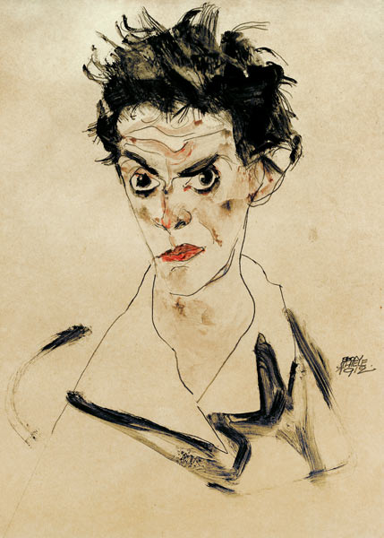 Autoritratto 1912 a Egon Schiele