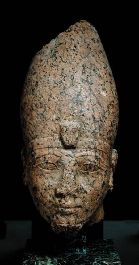 Head of Hatshepsut (c.1473-c.1458 BC) or Tuthmosis II (c.1491-c.1479) New Kingdom a Egizi