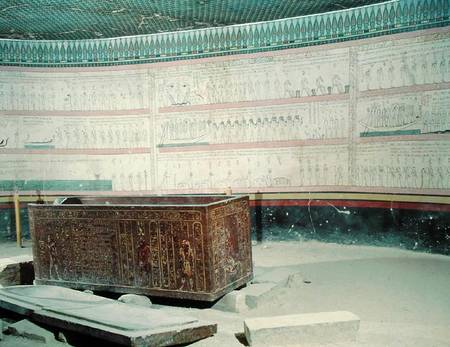 Interior of the tomb of Tuthmosis III (c.1490-39 BC) New Kingdom (photo) a Egizi