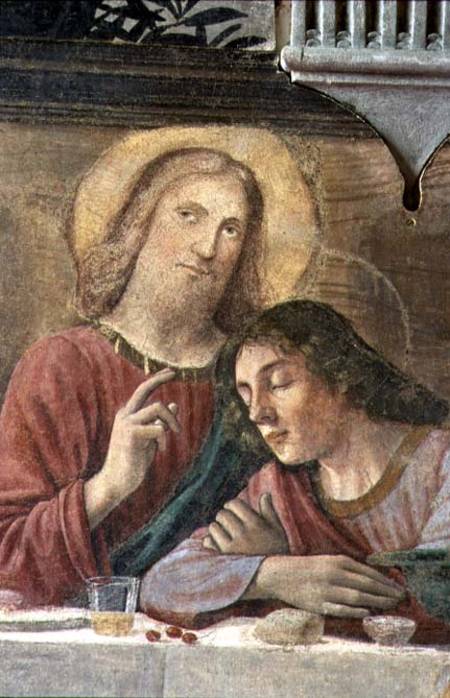 Christ's Head, from the Last Supper a  (alias Domenico Tommaso Bigordi) Ghirlandaio Domenico