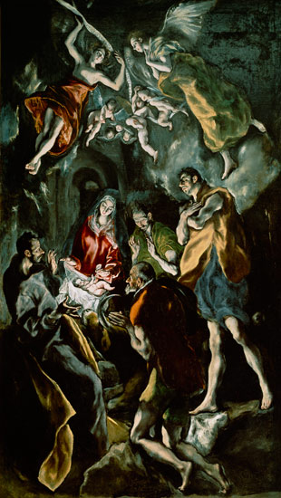 The Adoration of the Shepherds, from the Santo Domingo el Antiguo Altarpiece a El Greco (alias Dominikos Theotokopulos)
