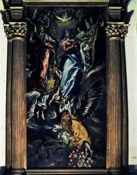 The Assumption of the Virgin a El Greco (alias Dominikos Theotokopulos)