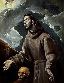St. Franzis receives the Stigmata a El Greco (alias Dominikos Theotokopulos)