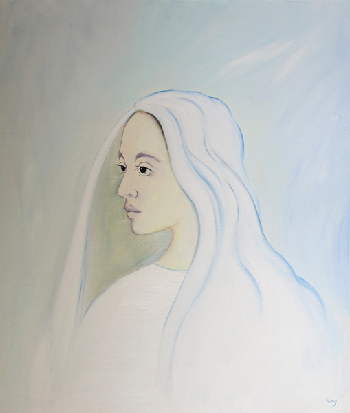 In Heaven the Virgin Mary shares her sons concern for all that happens on earth a Elizabeth  Wang