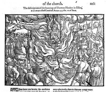 The Burning of Thomas Haukes, 10 June 1555 a Scuola Inglese