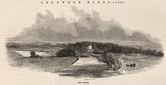 Goodwood Races: the Course, from ''The Illustrated London News'', 2nd August 1845 a Scuola Inglese