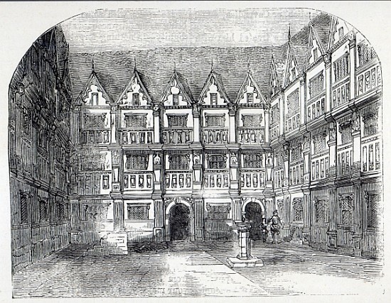 House of Sir Thomas Gresham, in Bishopsgate Street, London a Scuola Inglese
