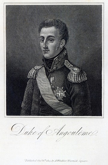 Louis-Antoine de Bourbon (1775-1844) Duke of Angouleme a Scuola Inglese