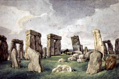 'Stonehenge in it's Present State, an Anpedilunian Temple' a Scuola Inglese