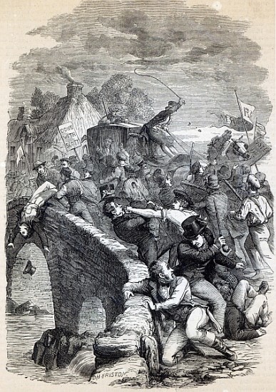 The Edinburgh mob carrying Captain Porteus to execution a Scuola Inglese
