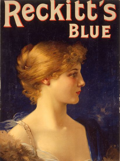 Advertisement for 'Reckitts Blue' carbolic soap a English School, (20th century)