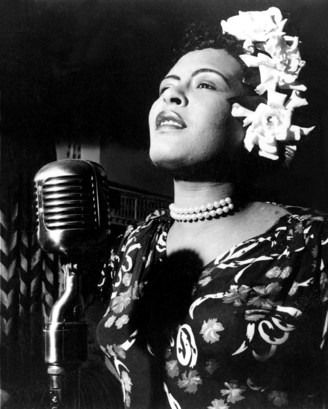 Jazz and blues Singer Billie Holiday a English Photographer, (20th century)