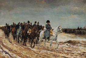 Napoleone e i generali Ney, Berthier, Drouaut, Gourgaud e de Flahaut nella campagna