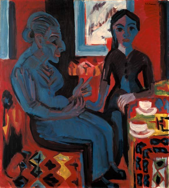 Bäuerin mit Kind a Ernst Ludwig Kirchner