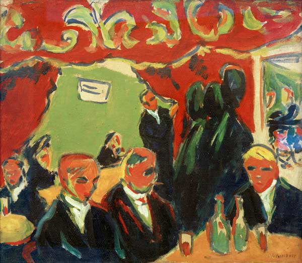 Weinstube a Ernst Ludwig Kirchner