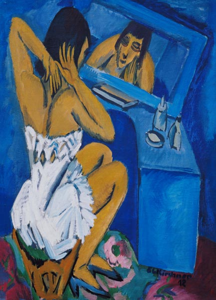 At the toilet a Ernst Ludwig Kirchner