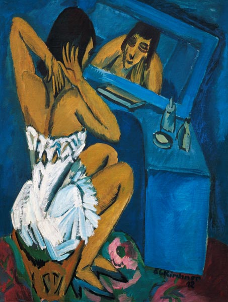 Woman before the Mirror a Ernst Ludwig Kirchner
