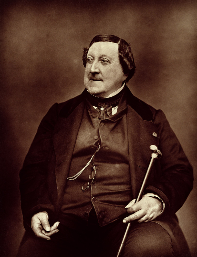 Gioacchino Rossini (1792-1868) from ''Galerie Contemporaine'' - Etienne Carjat a Etienne Carjat