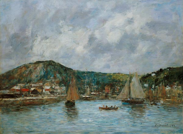 Cherbourg a Eugène Boudin