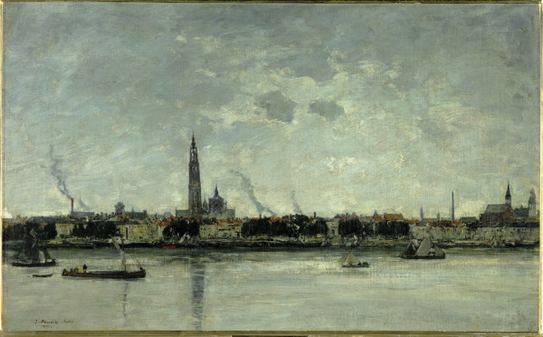 Antwerp a Eugène Boudin