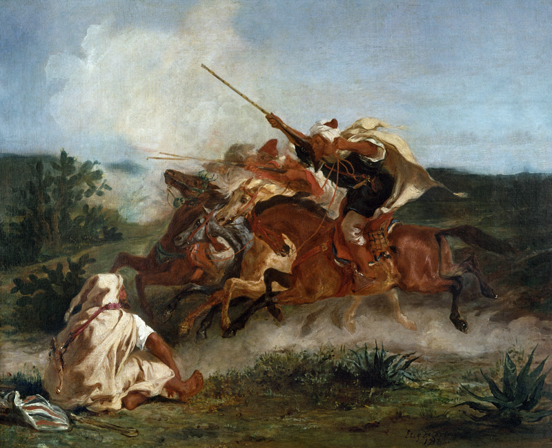 Fantasia arabe a Eugène Delacroix