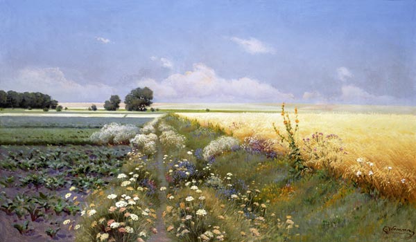 Summer Landscape a Eugeniusz Wrzeszcz