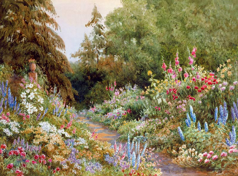 Herbaceous Border a Evelyn L. Engleheart