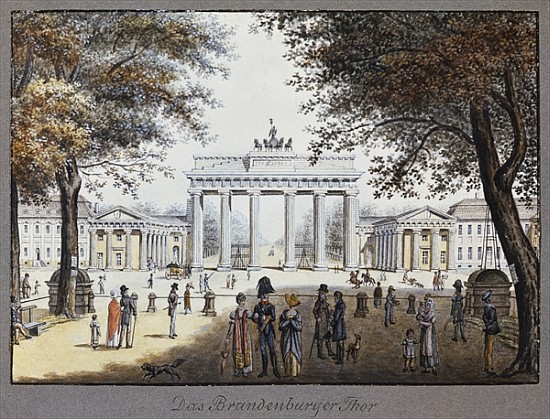 The Brandenburg Gate, Berlin a F.A. Calau