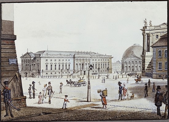 The Opernplatz, Berlin a F.A. Calau