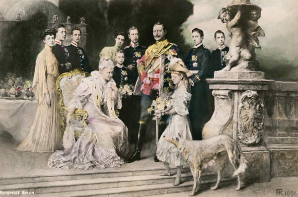 Gruppenbild der kaiserlichen Familie a Ferdinand Keller