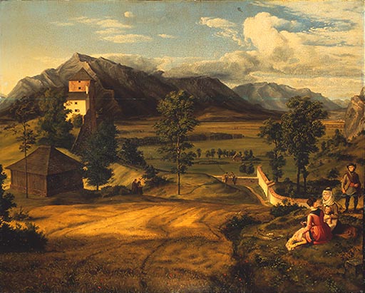 Salzburgische Landschaft a Ferdinand von Olivier