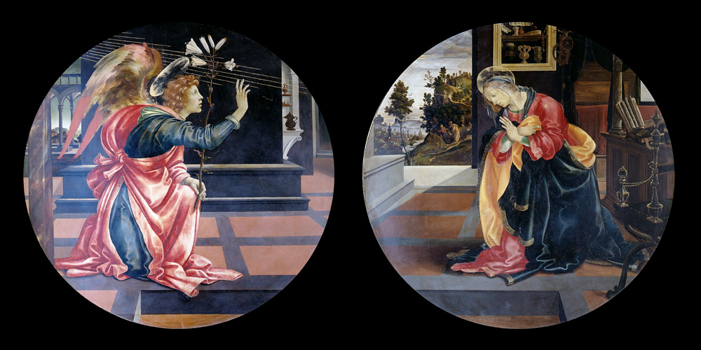 The Annunciation a Filippino Lippi