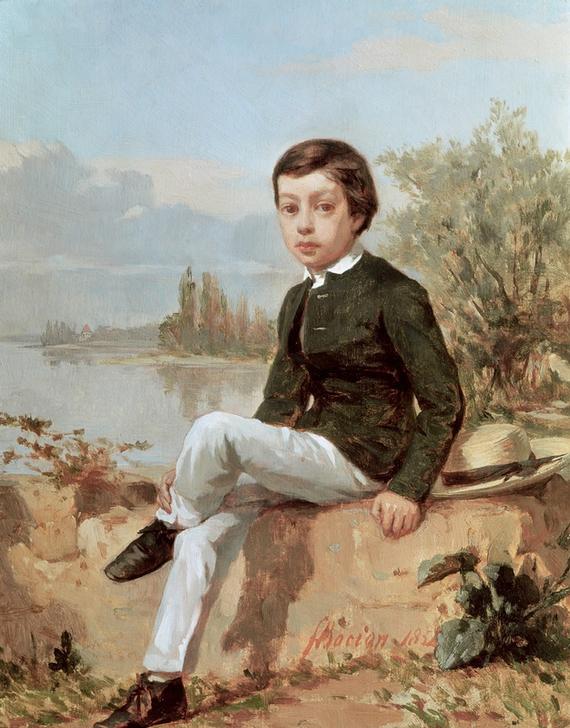Portrait of Jacques Larguier (1844– 1907) a F.L.D. Bocion