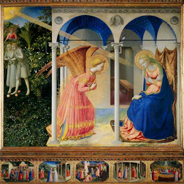 The proclamation Mariae a Fra Beato Angelico