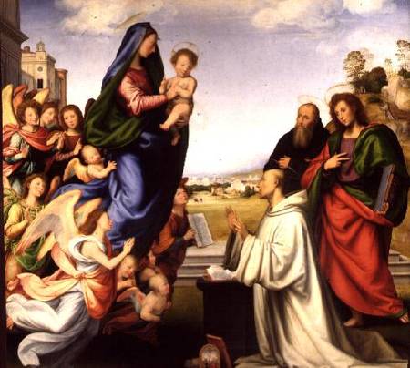 Apparition of the Virgin to St. Bernard a Fra Bartolommeo