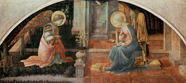 The Annunciation a Fra Filippo Lippi