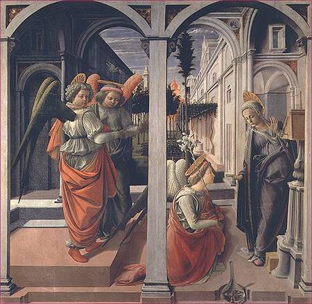 Annunciation a Fra Filippo Lippi