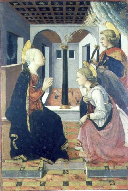 The Annunciation with St. Julian (panel) a Fra Filippo Lippi
