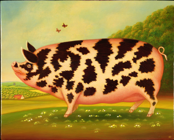 Old Spot Pig a Frances Broomfield