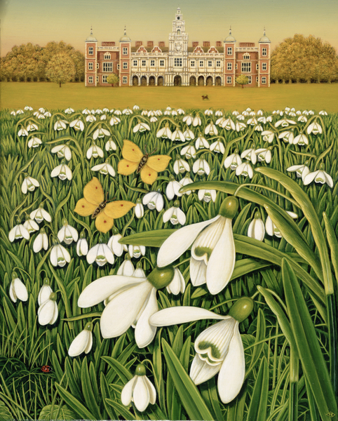 Snowdrop Day, Hatfield House a Frances Broomfield