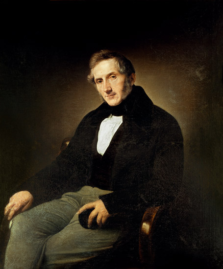 Portrait of Alessandro Manzoni (1785-1873) a Francesco Hayez