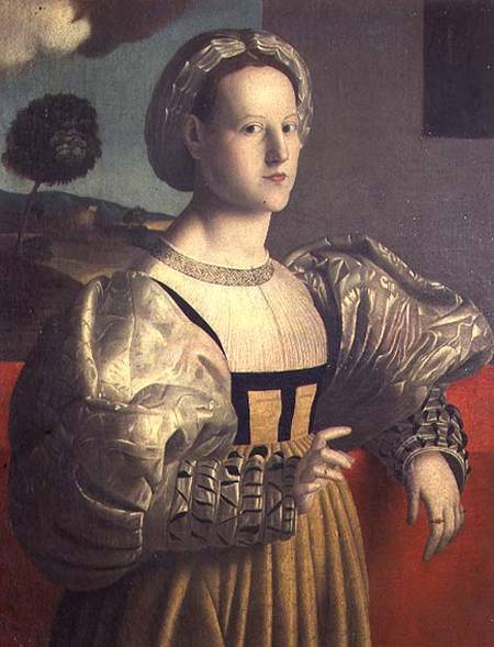 Portrait of a lady a Francesco Ubertini Verdi Bachiacca