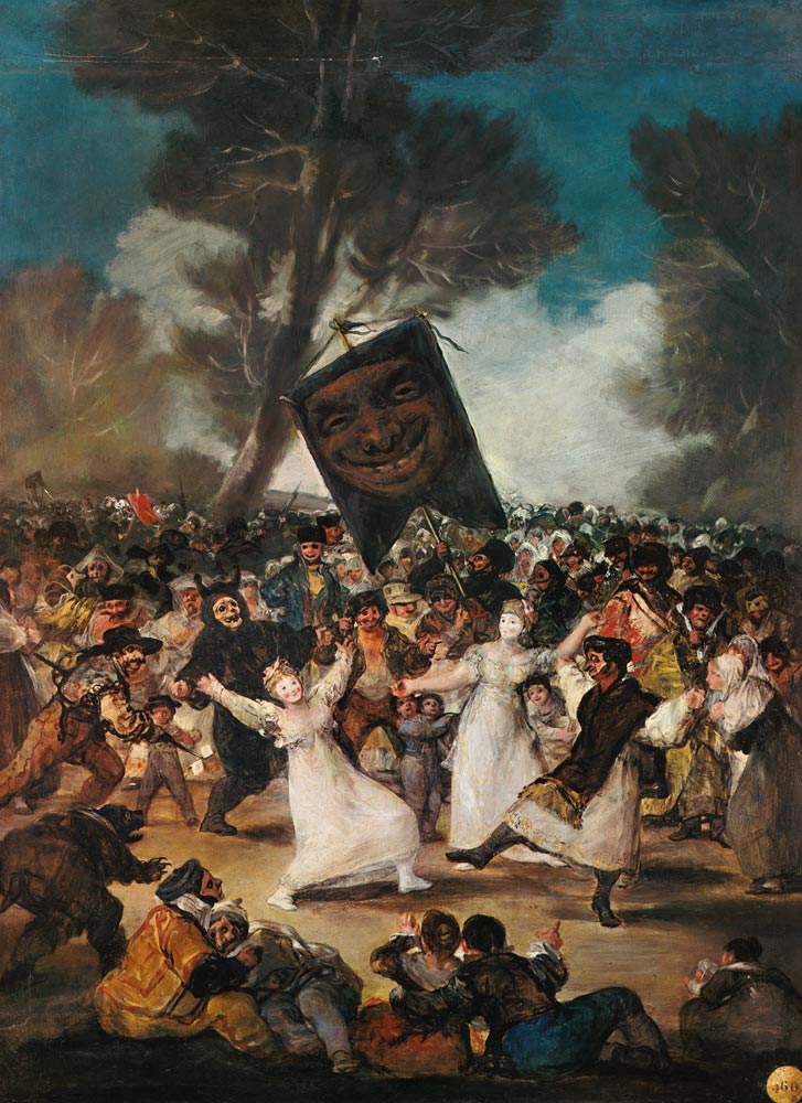 El entierro de sardina, F.de Goya a Francisco Jose de Goya