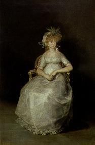 Portrait the Comtesse Chinchon a Francisco Jose de Goya
