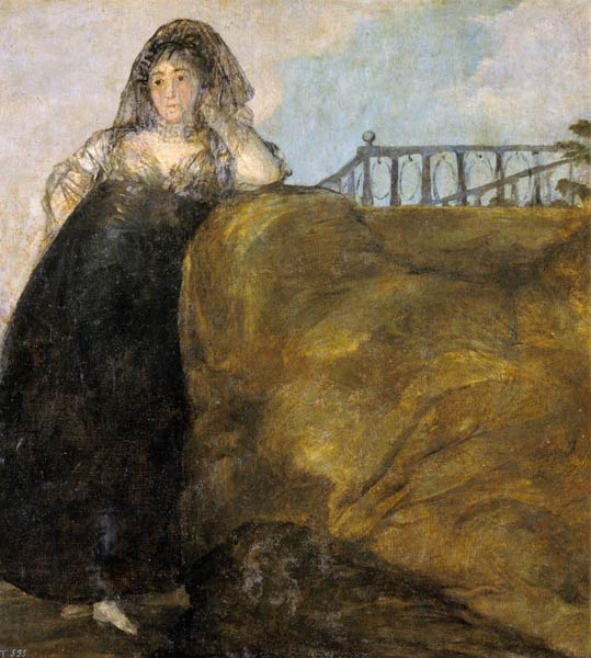 Leocadia Zorilla, the Artist's Housekeeper a Francisco Jose de Goya