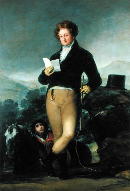 Portrait of Don Francisco de Borja Tellez Giron (1786-1851) a Francisco Jose de Goya