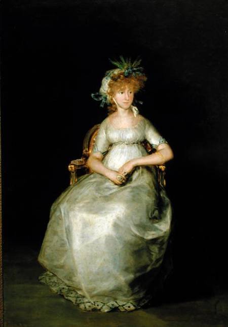 Portrait of Maria Teresa (d.1820) of Ballabriga, Countess of Chinchon a Francisco Jose de Goya