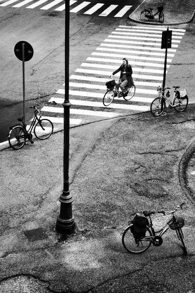 five city bikes a Franco Maffei